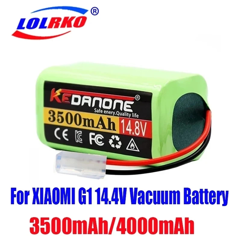 

New 14.8V 3500mAh Li-ion Battery for Xiaomi G1 MI Robot Vacuum-Mop Essential MJSTG1 Robot Vacuum Cleaner 18650 Battery Pack