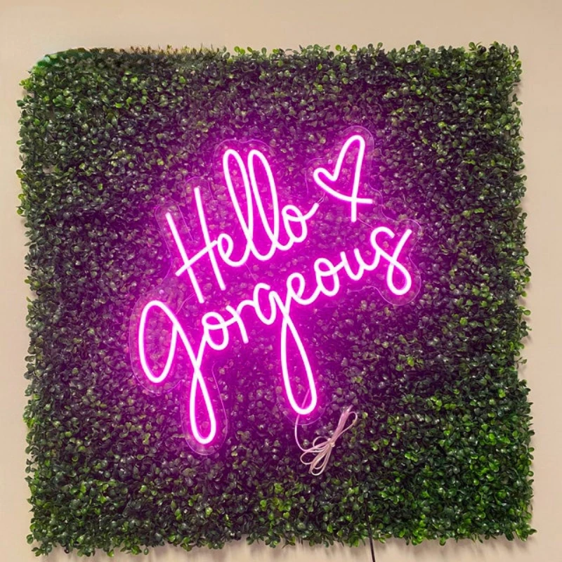 

Wall-mounted Led Neon Light Sign Customized Happy Birthday Neon Sign