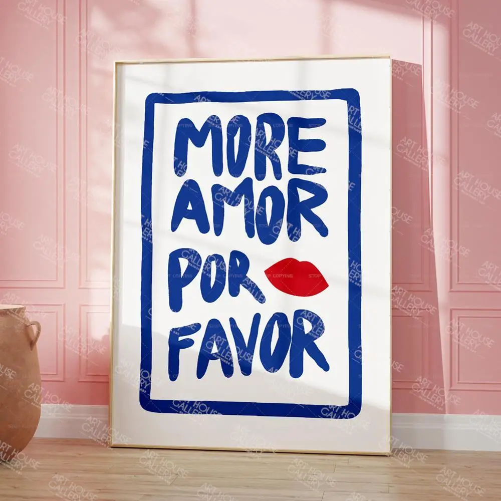 Настенная живопись &quotMore Amor Por Favor&quot
