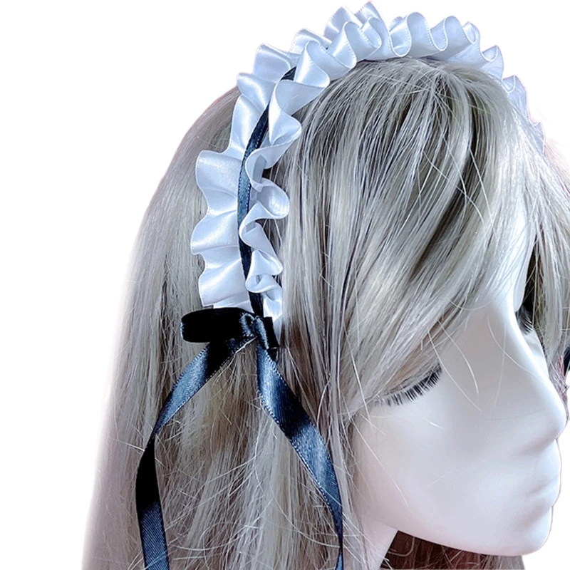 

Lolita Elegant Bowknot Shape Headhoops Women Makeup Cosplay Party Head Wear