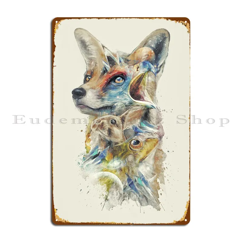 Винтажный стильный металлический знак в стиле героев Lylat My Starfox, печать на заказ для украшения гаража, жестяной плакат