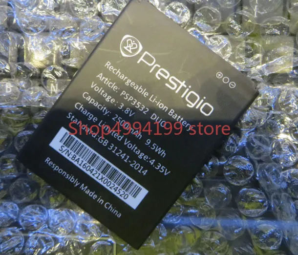2000mah 3 7v battery for prestigio psp3532 duo prestigio muze f3 muze a7 psp7530 mobile phone batterie bateria replace parts free global shipping