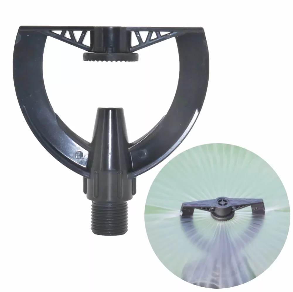 

NEW2022 5 Pcs garden pressure sprayer 360 Degree Garden micro spray water sprayer nozzles garden hose eductor 1/2 inch male thre