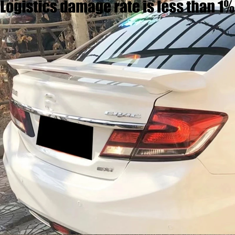 Спойлер из АБС-пластика для заднего багажника Honda Civic 2012 2013 2014