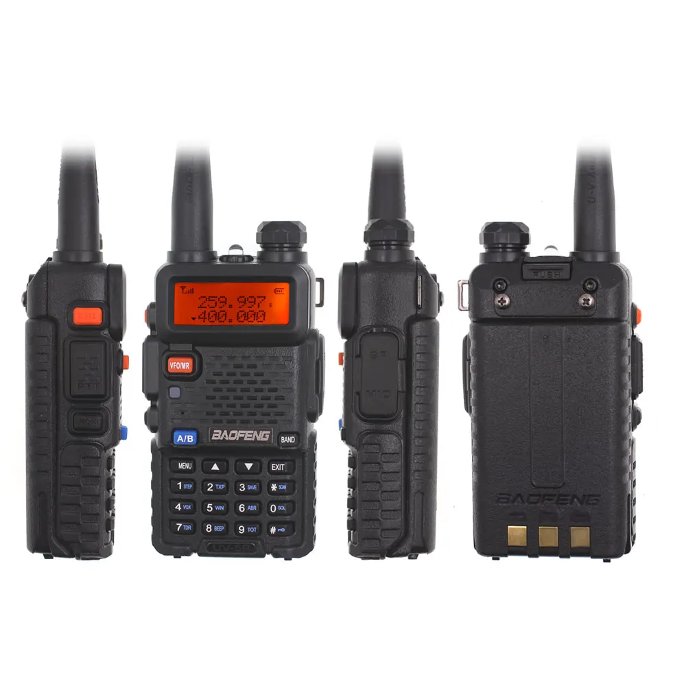 Baofeng UV-5R UV-5RX3 BF-R3 Tri-Band handheld Walkie Talkie 136-174MHz 220-260MHz 400-520MHz 3Band UV 1.25M Transceiver Radio