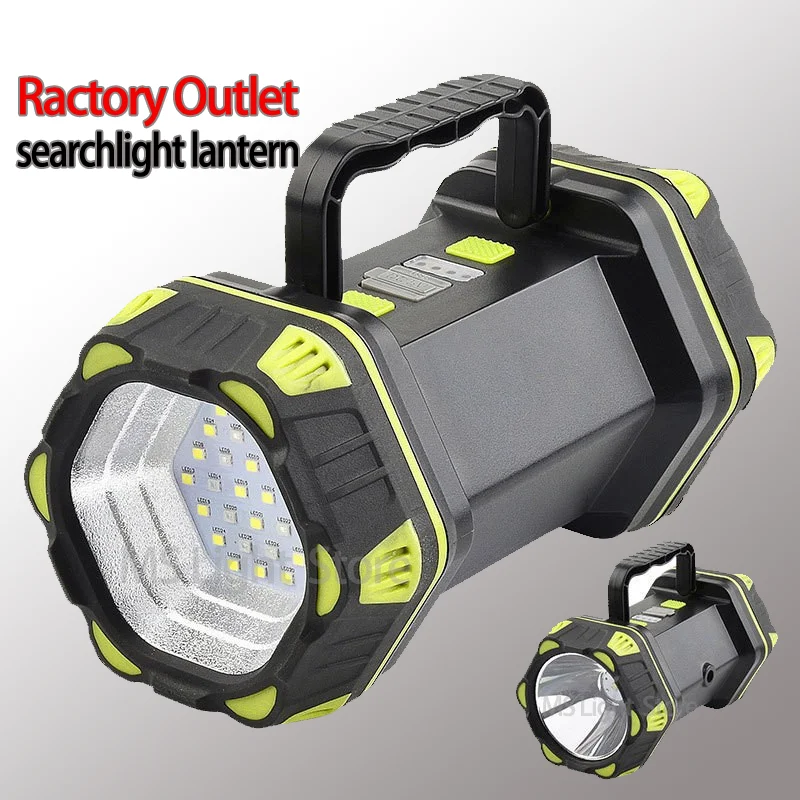 

Светодиодный фонарик высокой мощности, босветильник портативный поисковый светильник, перезаряжаемый Многофункциональный водонепроницаемый фонарь для походов и рыбалки