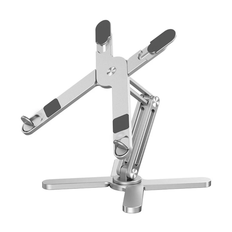 

E5BA Foldable Laptop Stand Holder with Swivel Base Foldable Notebook Stand