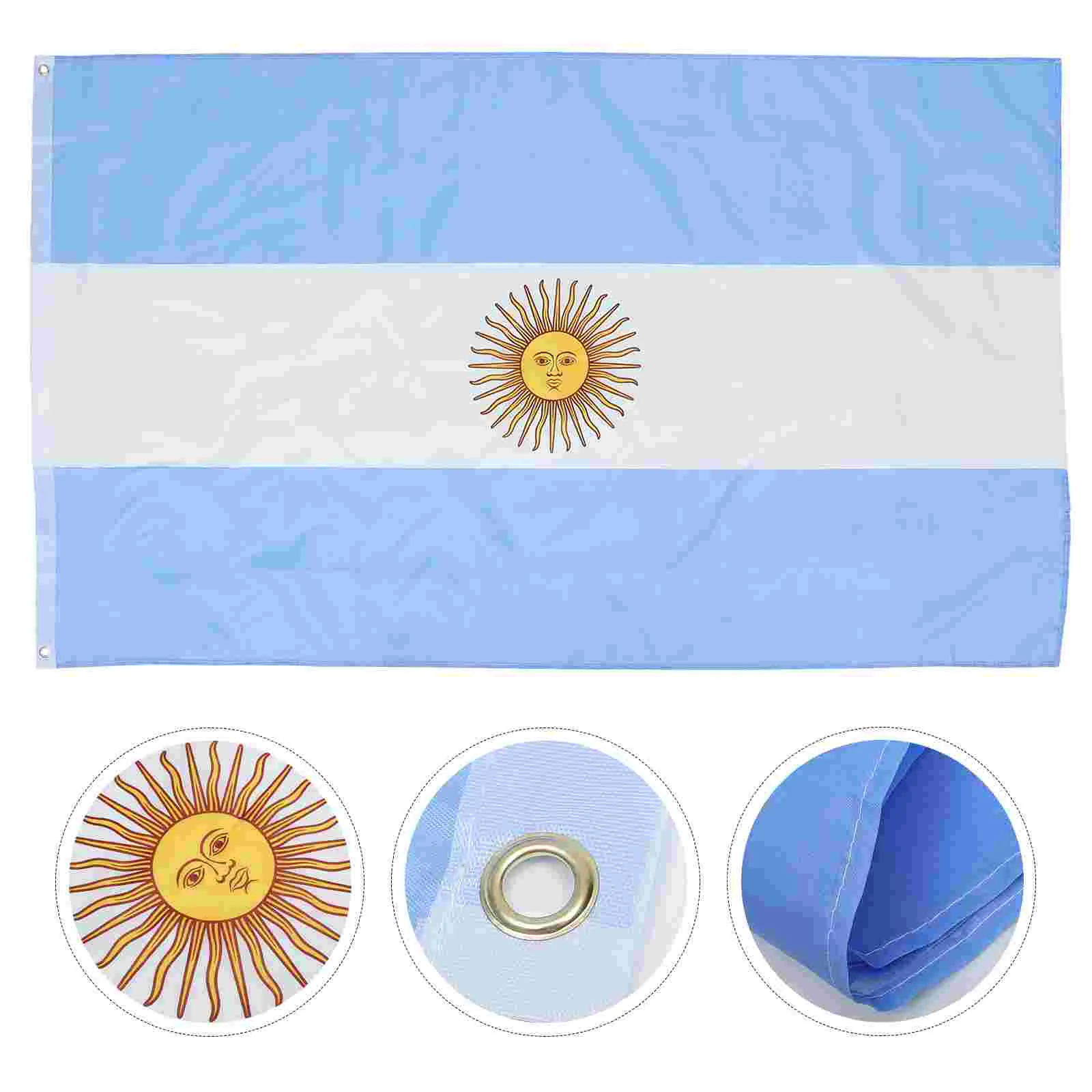 

Flag Argentina Flags Argentinian 3X5 National Outdoorindoor Parade Country Game Festival Party Grand Event Sun Old World