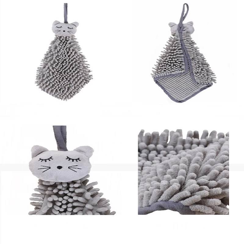 Мультяшная салфетка впитывающее быстросохнущее полотенце без ворса для чистки