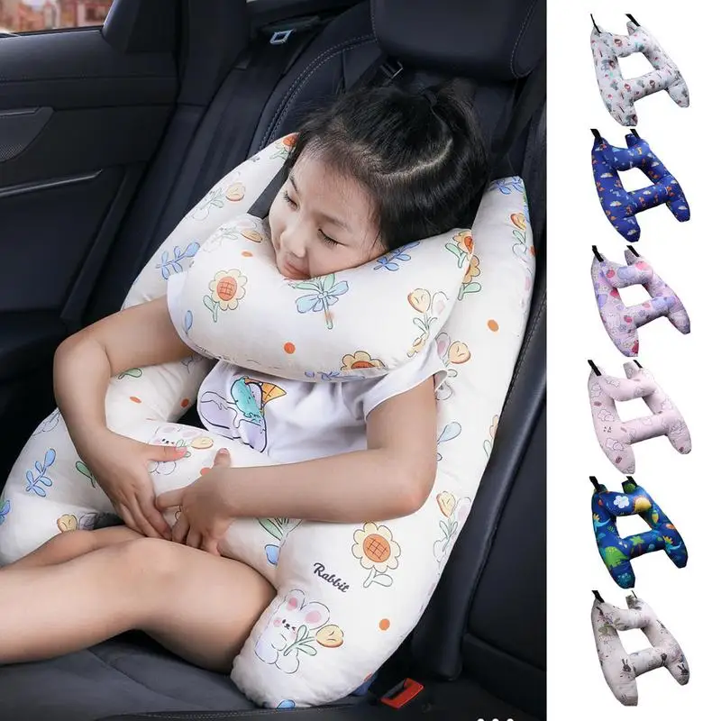 

Детская подушка для поддержки шеи и головы, дорожная подушка, Автомобильная подушка для сна в автомобиле, моющаяся мягкая подушка для самолета в автомобиле
