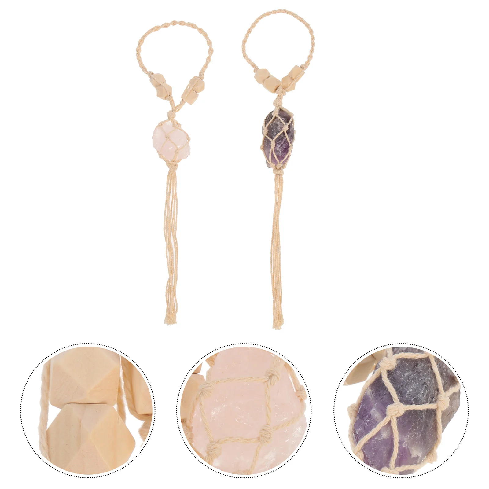 

Pendant Rear Hanging Ornament Crystal Car View Decor Fengshui Reiki Vehicle Interior Lucky Crystals Mirror Meditation