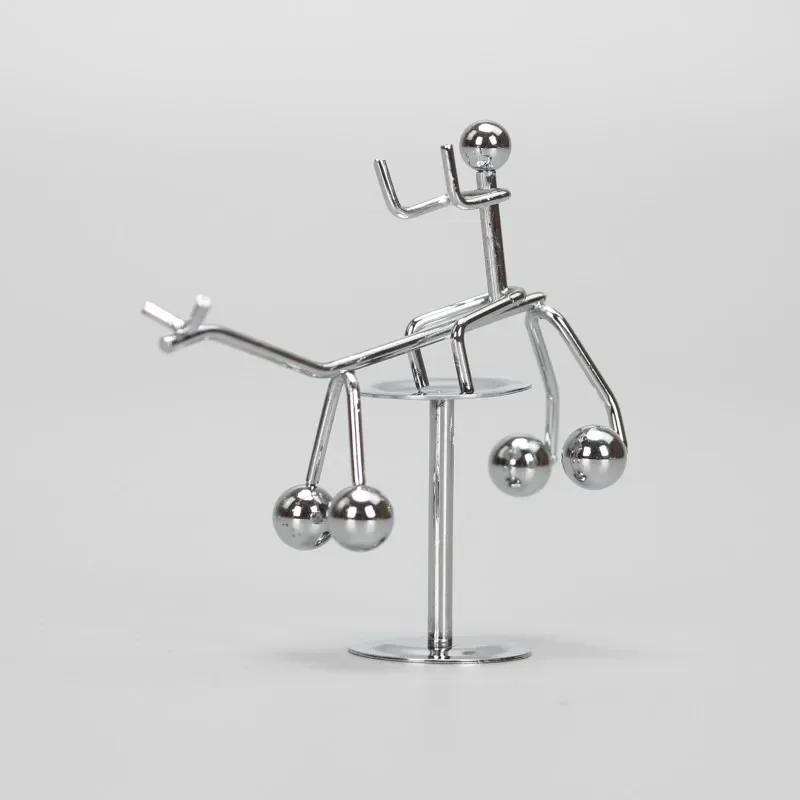 Металлический балансировочный шар маятник Ньютона Железный человек колыбель