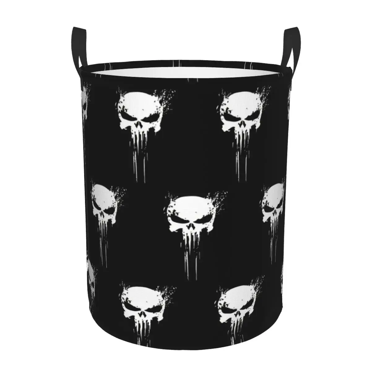 Корзина для белья Музыкальный Череп