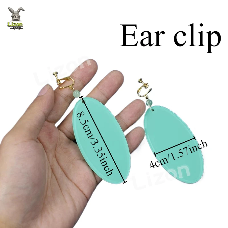 Серьги Ayase Momo Dandadan синие длинные серьги для косплея клипсы реквизит костюма