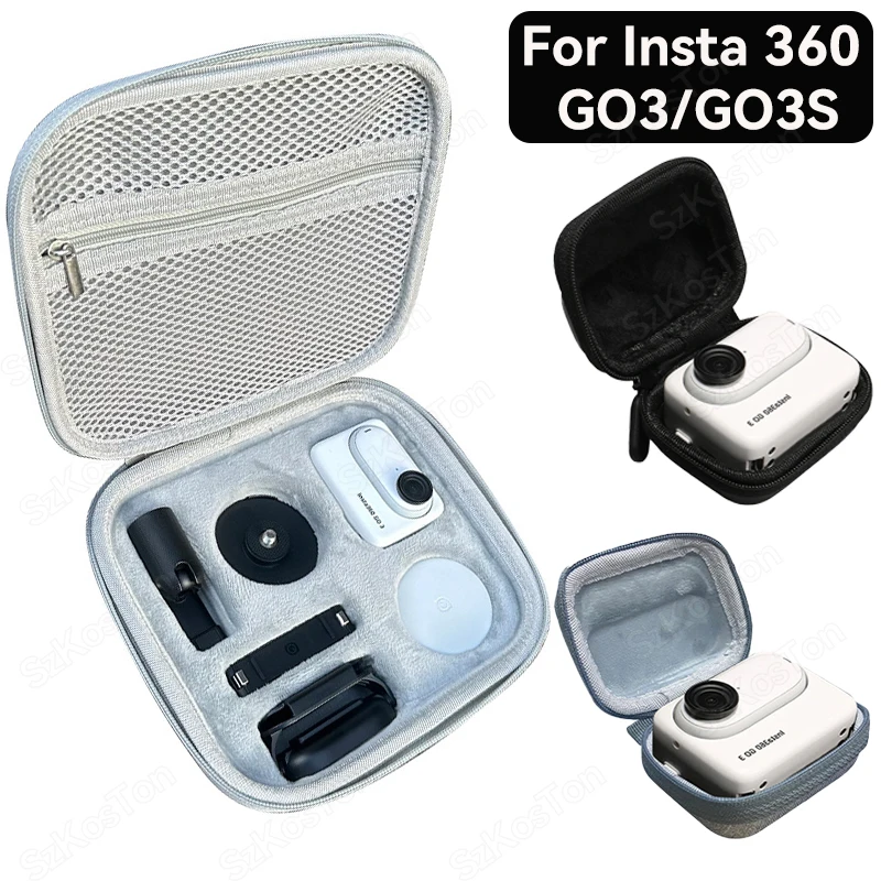 Фото Портативная дорожная водонепроницаемая сумка для хранения для Insta 360 GO 3S/GO 3, аксессуары для Insta360 GO 3S/GO 3 Vlog №1