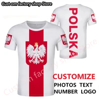 poland t shirt diy free custom name number pol t shirt nation flag pl republic polska polish country college print photo clothes