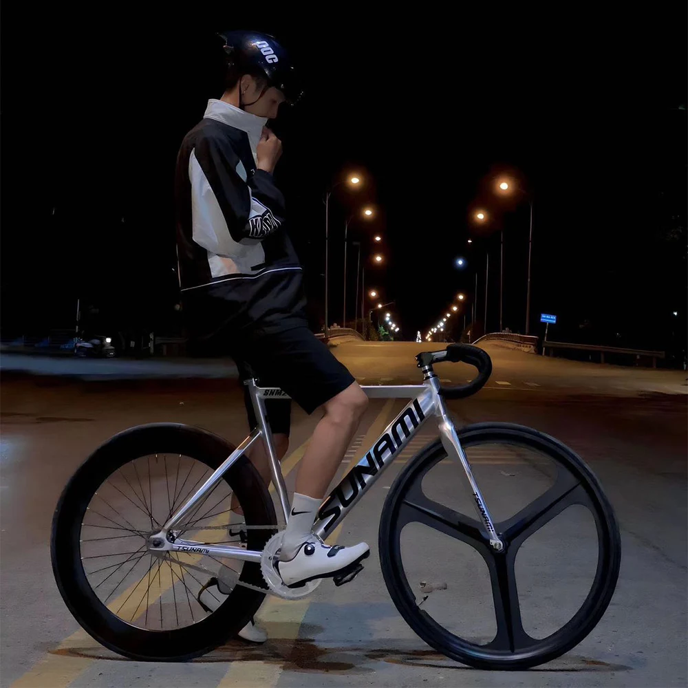 Рама и вилка Tsunami SNM200 Racing алюминиевая черная | AliExpress