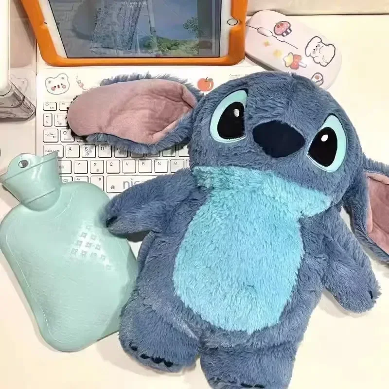 

Силиконовая бутылка для горячей воды Disney, мультяшная Портативная сумка Baidu Baike, новинка, милая плюшевая теплая сумка для воды на плечо с подогревом