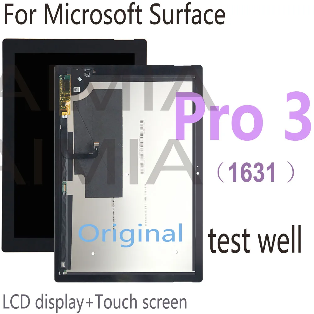 

Original 12.1" Lcd For Microsoft Surface Pro 3 1631 LCD Display Touch Digitizer Display TOM12H20 v1.1 v1.0 LTL120QL01 003 PRO3