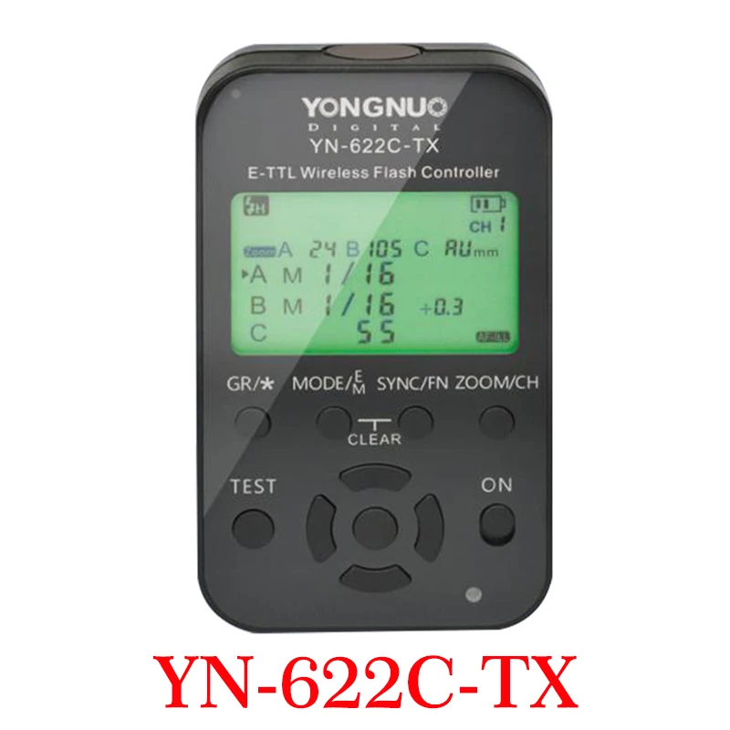 Фото Триггер для вспышки Беспроводная YONGNUO TTL YN622C YN-622-TX KIT с высокоскоростной синхронизацией HSS 1/8000s для камер Canon 500D 60D 7D 5diii №2