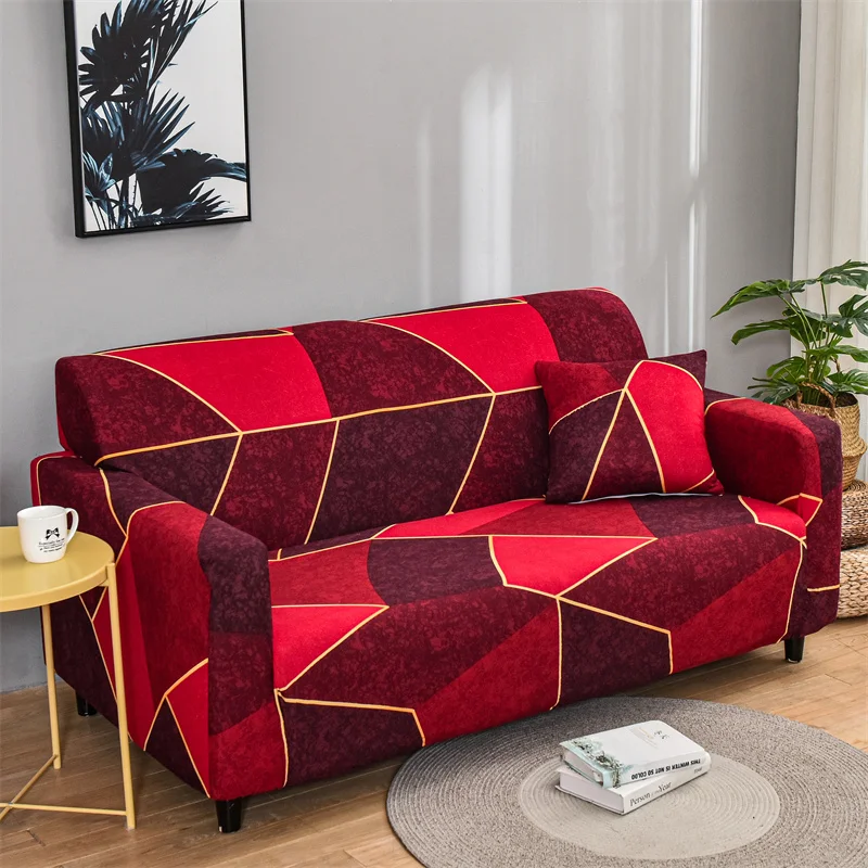 

Geometric Sofa Covers for Living Room Sectional Corner L Shape Couch Cover Chaise Longue Sofa Slipcover Protector 1/4 Seater