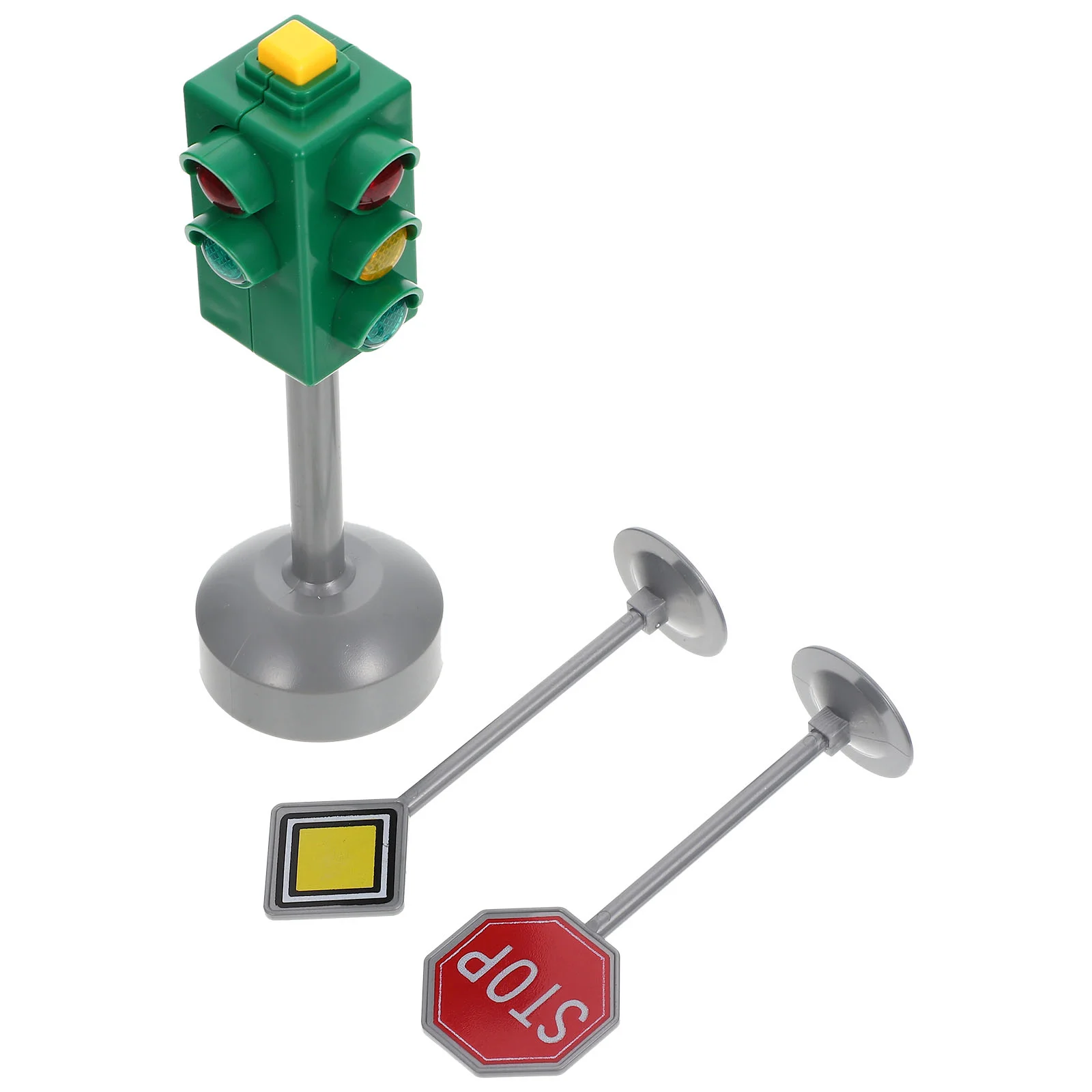 3 шт. детские светофоры игрушки мини-лампа знак остановки детская