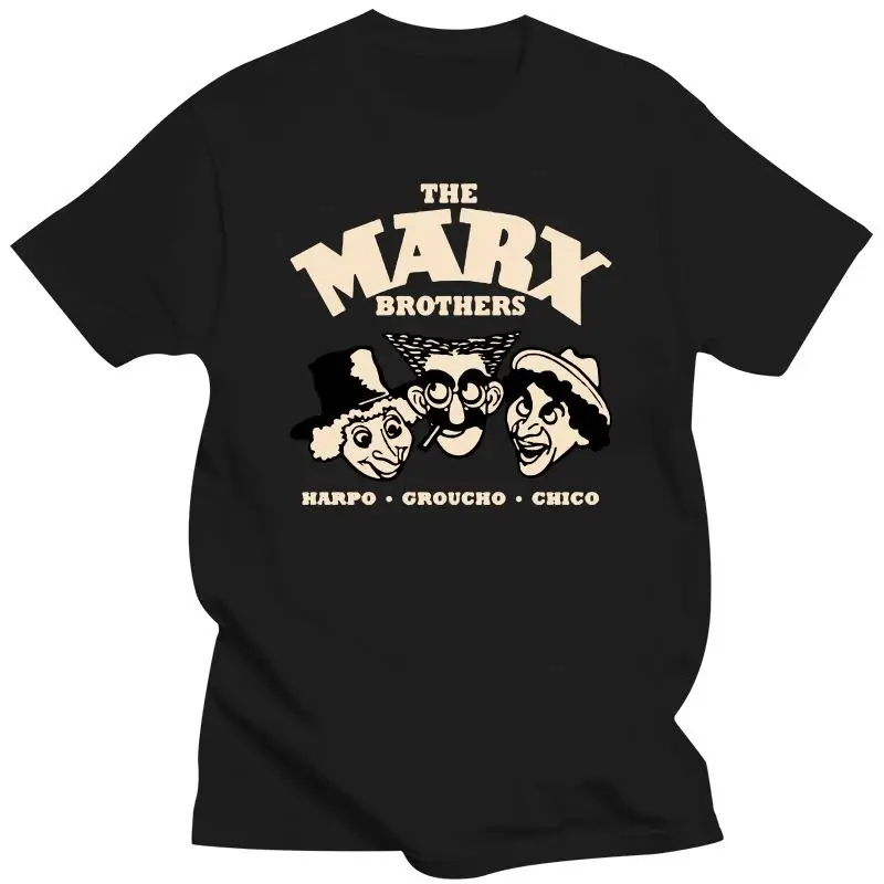 

Классическая мужская футболка The Marx Brothers Groucho Harpo Chico, новинка от нас