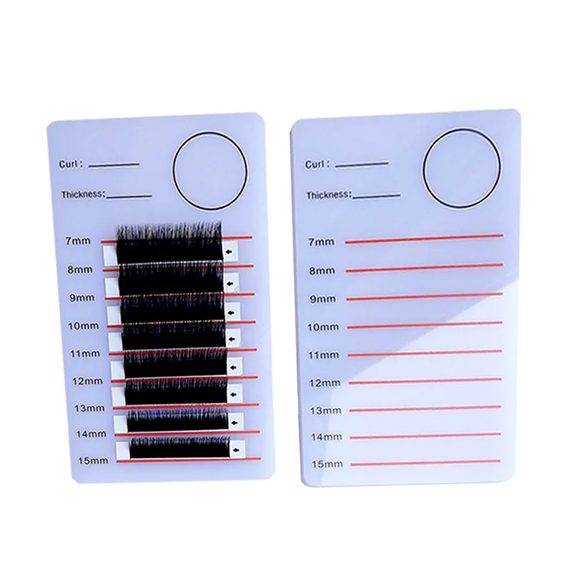 

Acrylic Eyelash Board Eyelash-Tray Palette Eyelash Tray Strip Stand Individual Eyelash Extensions Hand Plate Lash Pallet Holder