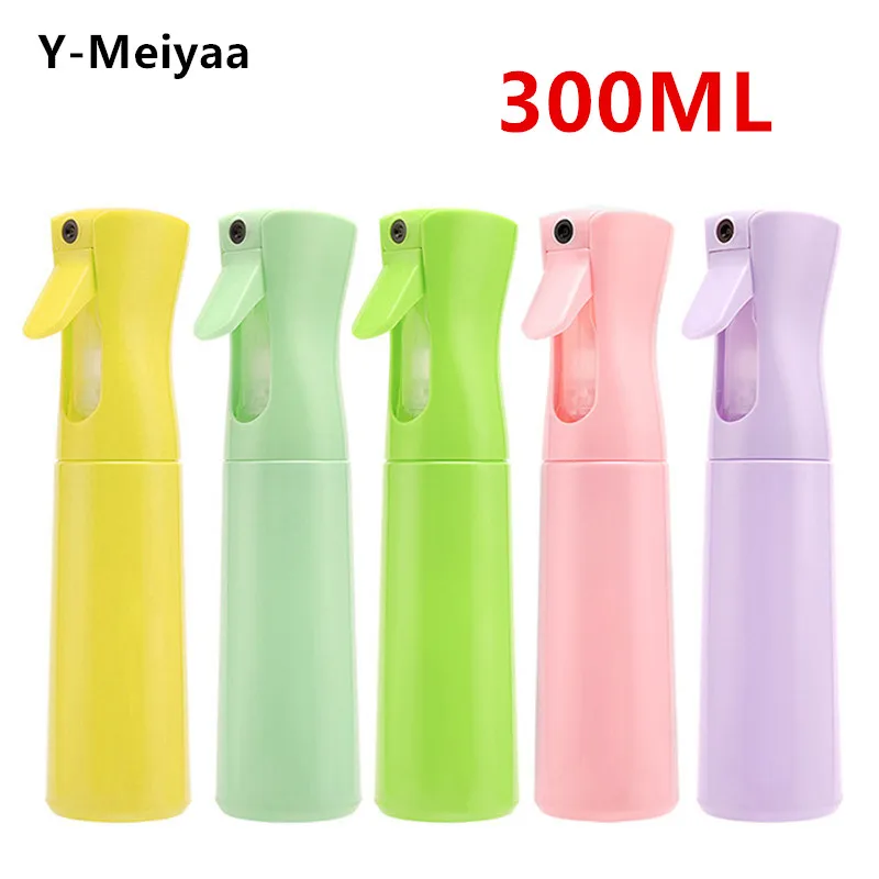 

Разноцветная бутылка для парикмахерской 300 мл, многоразовая бутылка для тумана, инструменты для парикмахерской, водный распылитель, инстру...