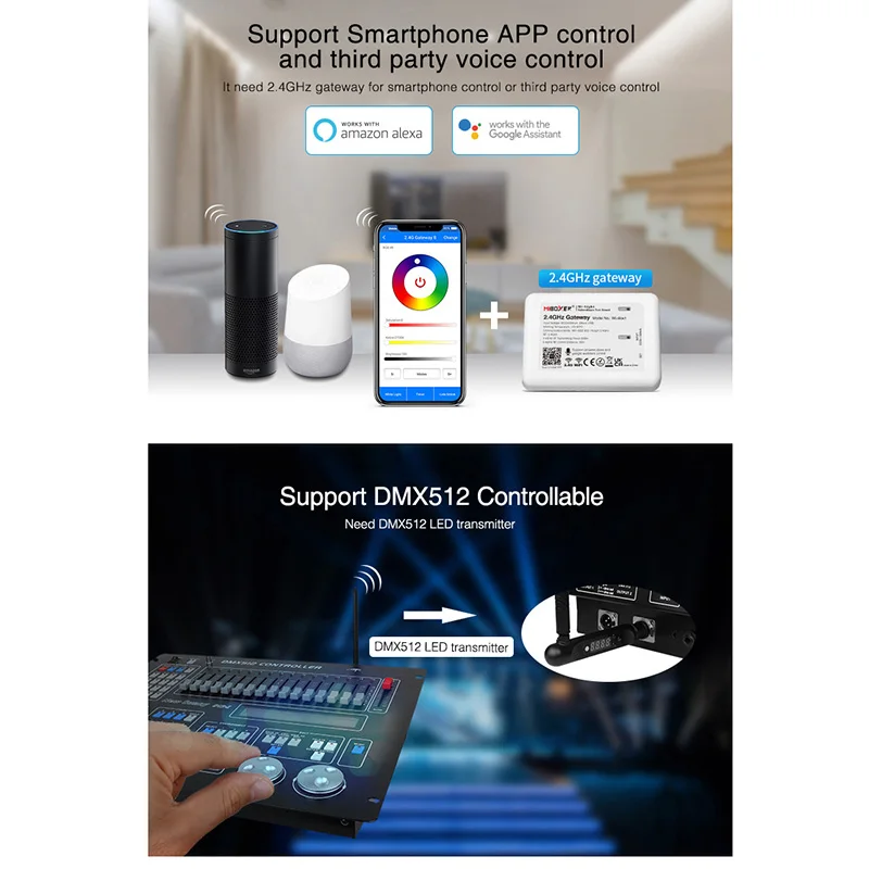 Пульт дистанционного управления Miboxer для светодиодных лент 2 4 г - купить по