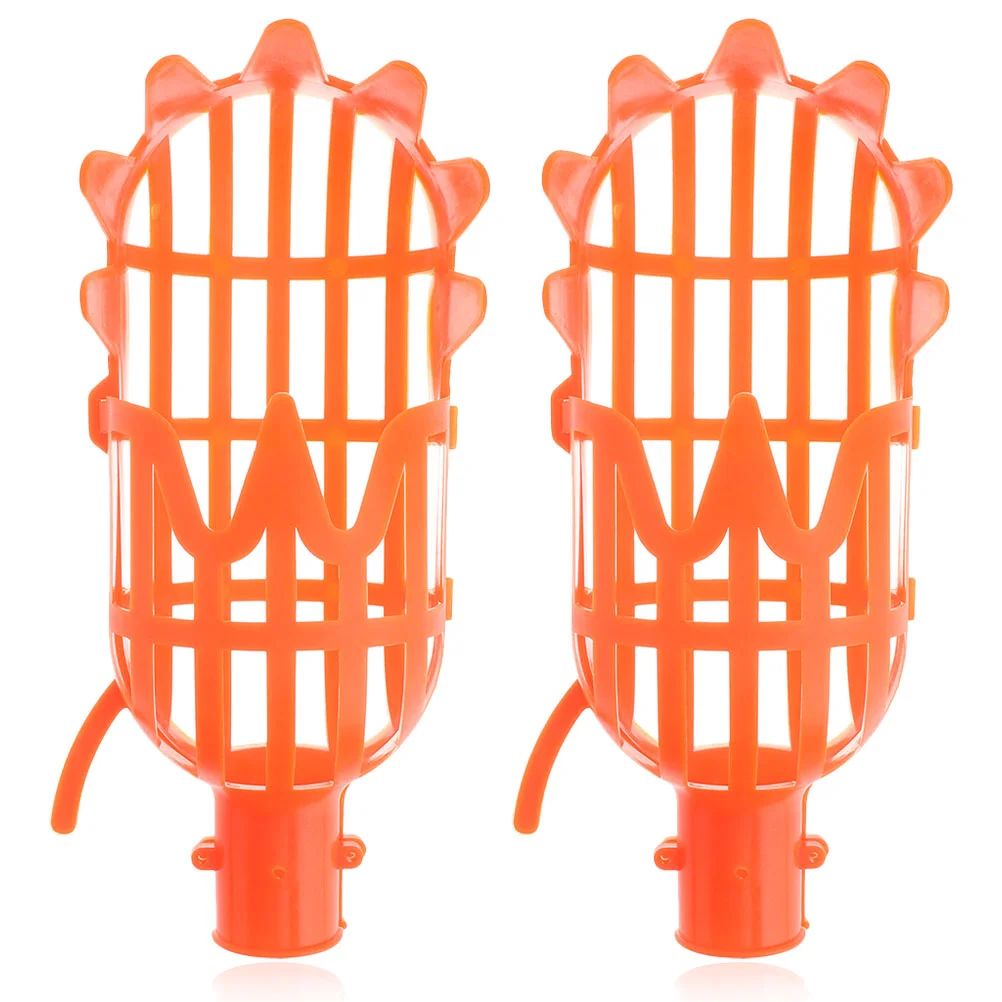 

2 Pcs Without Handle Fruit Picker Work Plastic Orchard Picking Tool Pp Bayberry