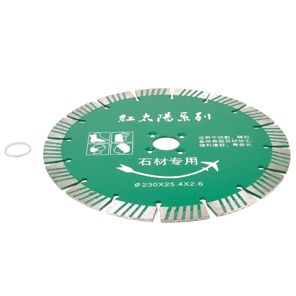 

Алмазный диск 230*25,4*2,6 мм для отверстий, Мраморная кладка, сегментированное лезвие, отличная цена и качество, профессиональное высокое качес...