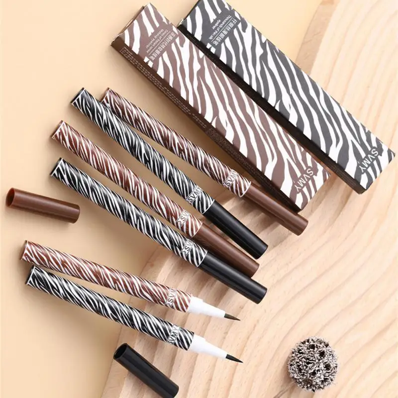 Liquid Eye Liner Waterproof Smudge Proof Quick Drying 12 Hour Wear Ultra Fine Black Eyeliner For Arrows