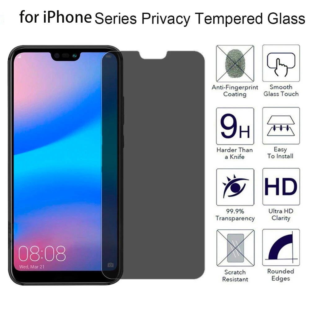 

Защитное закаленное стекло 9H 2.5D для iPhone 13 12 11 Pro Max