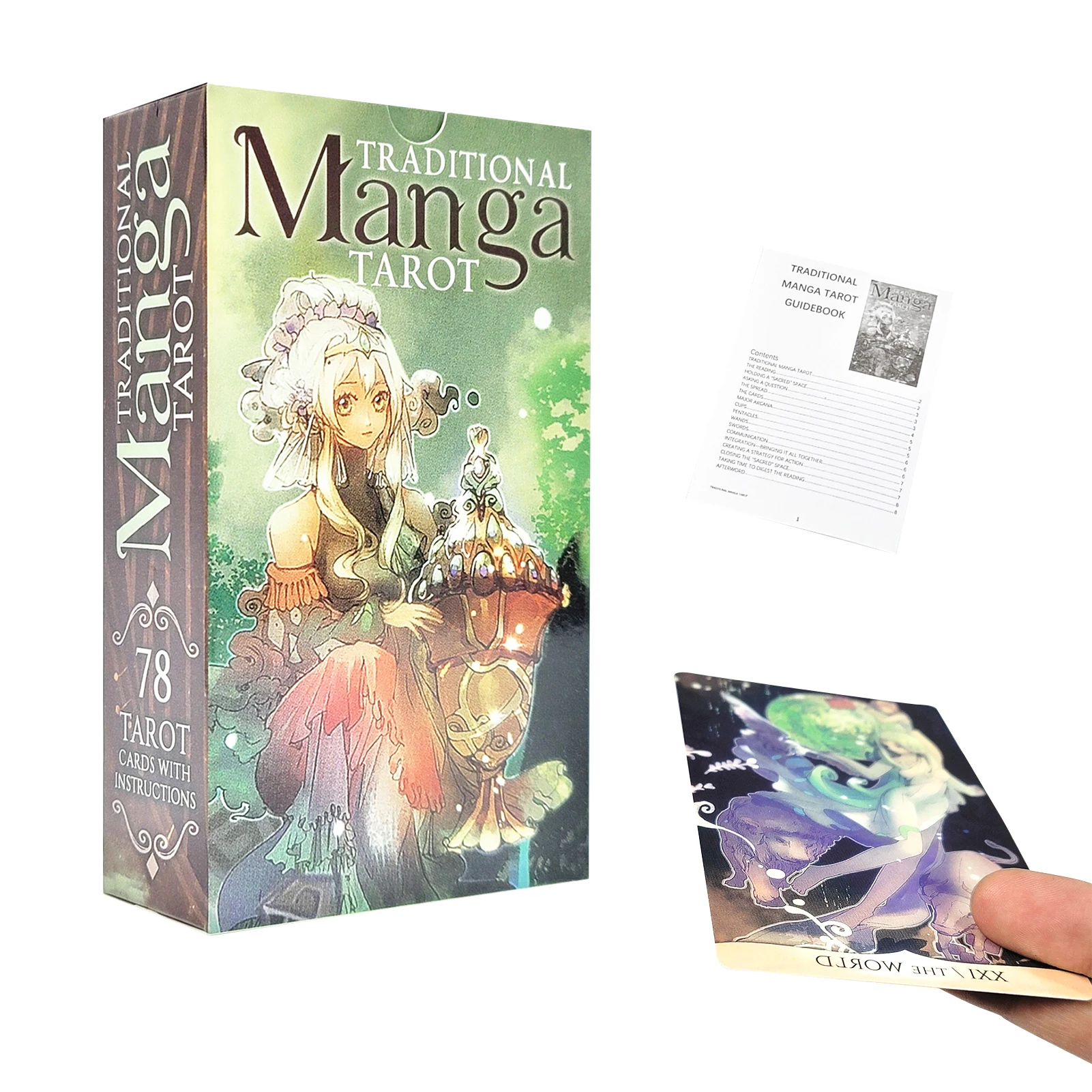 

Tarot Cards Mystical Manga Tarot Cards Party Tarot Deck Supplies English Board Game Party Playing Cards For Beginners