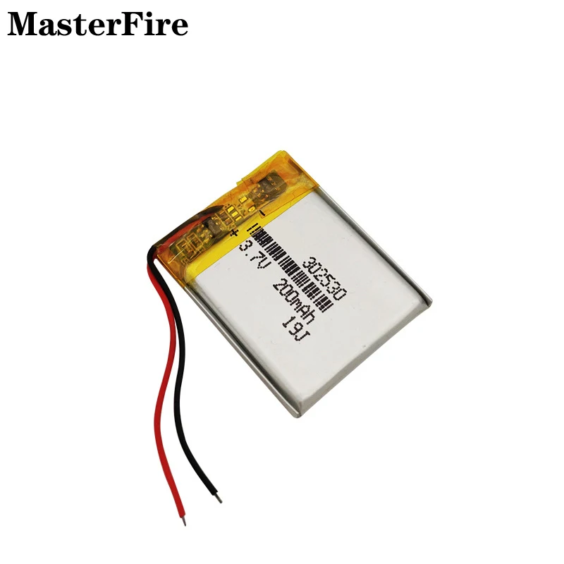 Литий-полимерная батарея MasterFire 302530 200 мАч 3 7 В