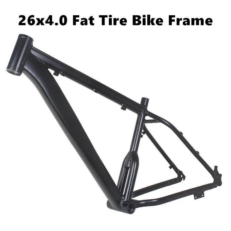 26 Inch Bicycle Ultra-wide Snowmobile Aluminum Alloy Frame 26x4.0 Wide Tire Fat Bike ATV Off-road Frameset Fatbike Part 17-Inch