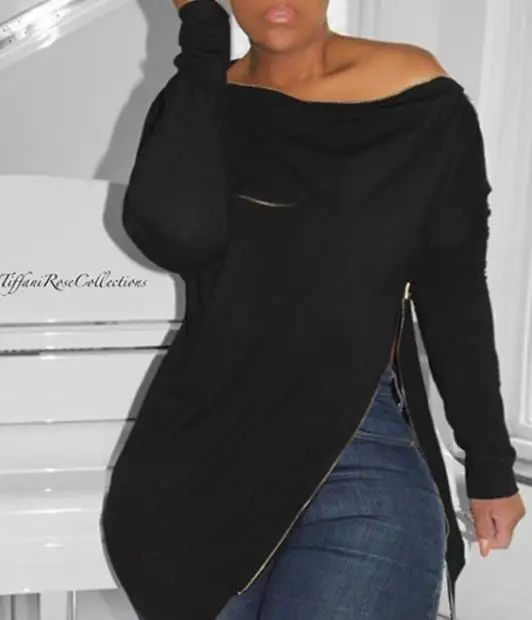 Рисунок 2 - Женская Асимметричная футболка в стиле Харадзюку