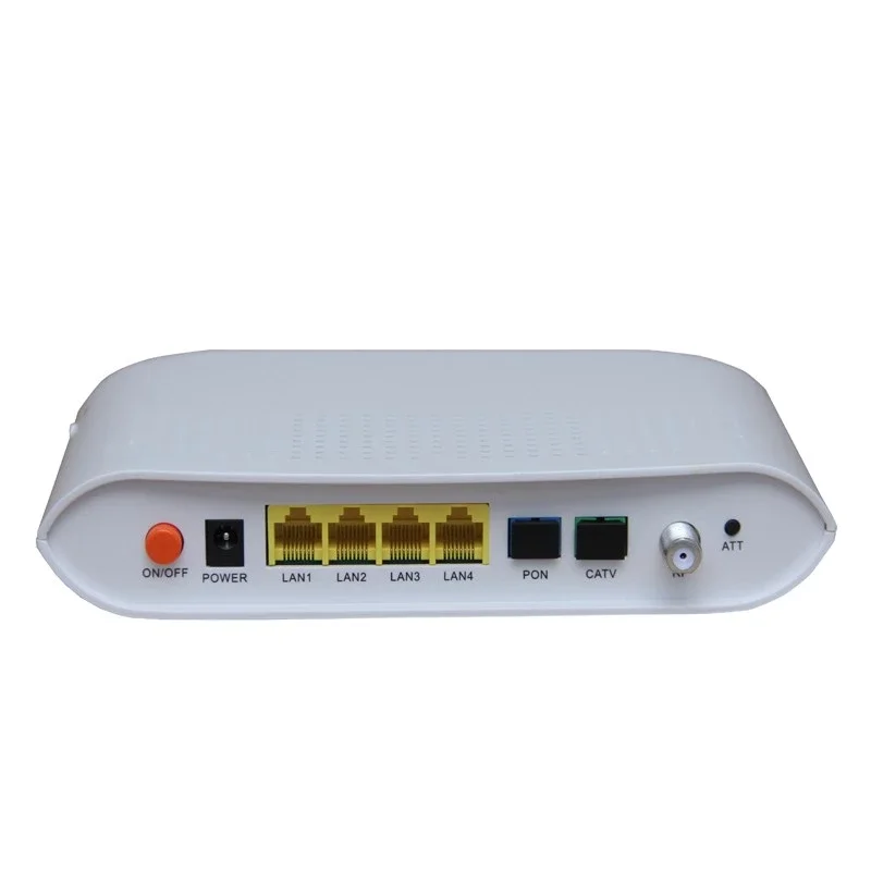Оптоволоконный сетевой маршрутизатор FTTH 4FE + WIFI CATV двойной порт Pon GEPON GPON EPON ONU