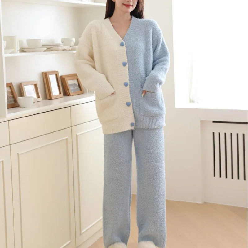 Рисунок 2 - Бархатная Пижама с половинным краем для женщин