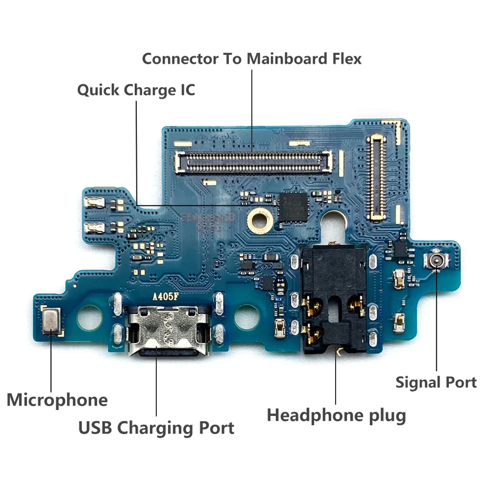 Новый Полный чип для Samsung A21S A30S A10 A20 A30 A40 A50 A70 A90 Φ A80 USB-разъем зарядного устройства