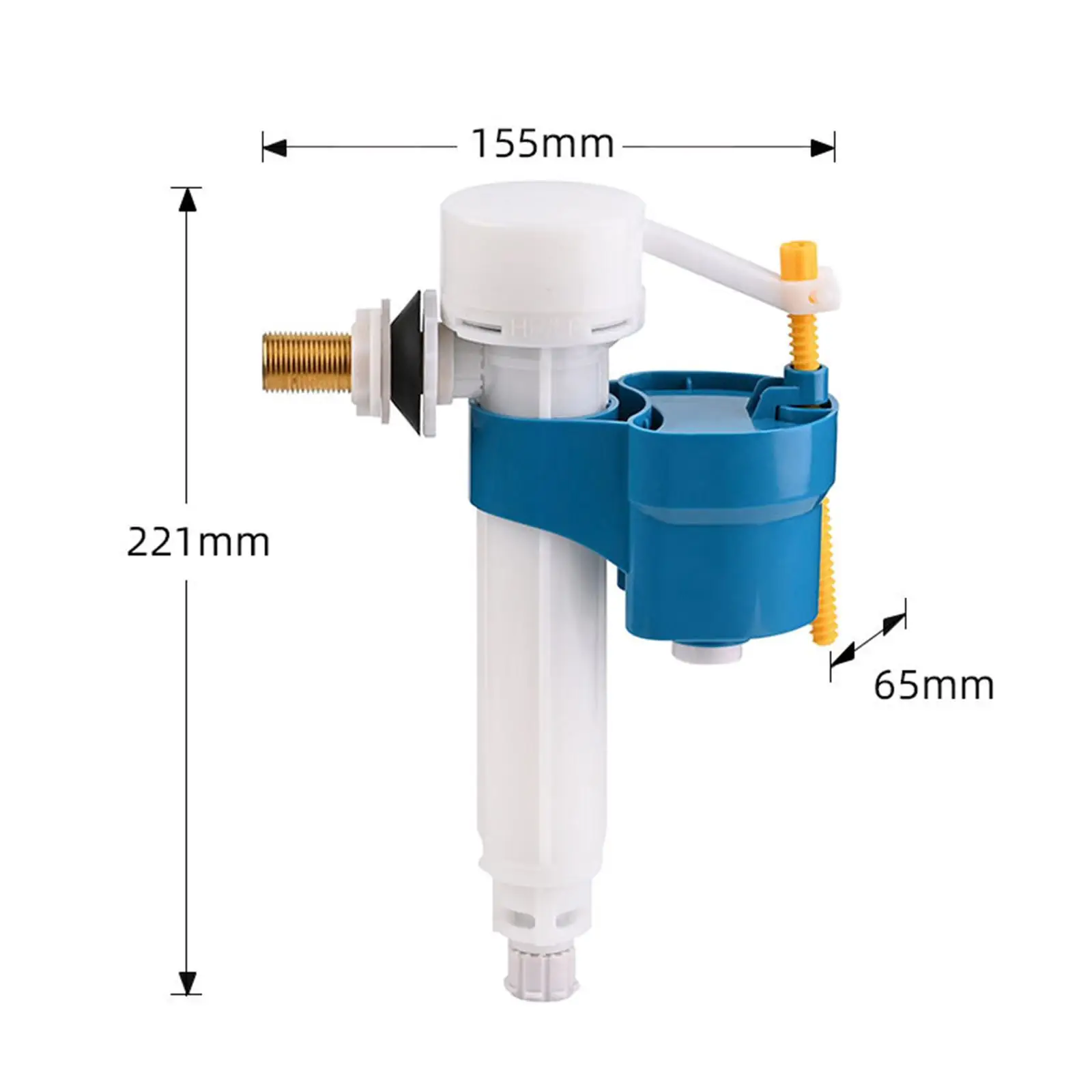 

Push Button Fill Valve Repair Fittings Kit Good Sealing Replacement Toilet Flush Valves for Bathroom Toilet Tanks Syphon