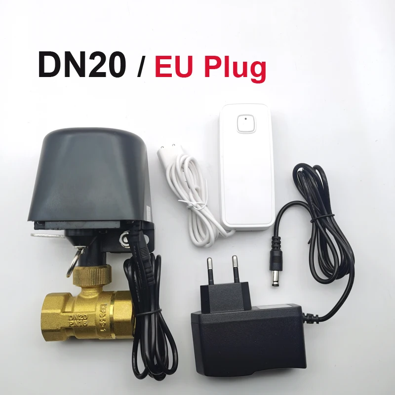 Tuya Smart WiFi Water Vavle Zigbee Water Stop Обратный клапан Датчик утечки воды Беспроводной таймер управления Работа с Alexa Google Home