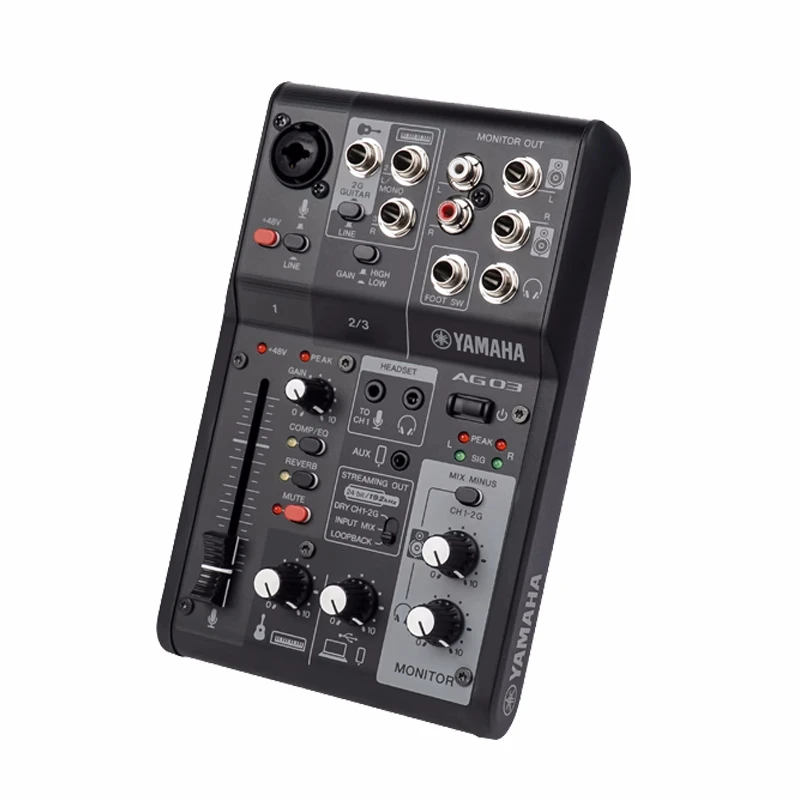YAMAHAAG03MK2/AG06MK2 со звуковой картой для записи в прямом эфире