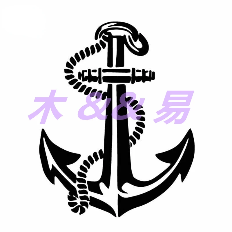 

Personality Color Picture Ship Boat Anchor Rope Delicate Seaman Travel Vinly Decal Nice Car Sticker Car Accessories PVC