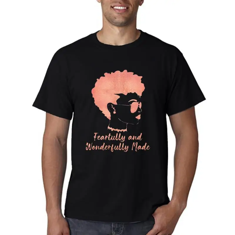 

Women's Fashion T Shirts Fearfully and Wonderfully Made Psalm Crew Neck Short Sleeve Gifts Tees