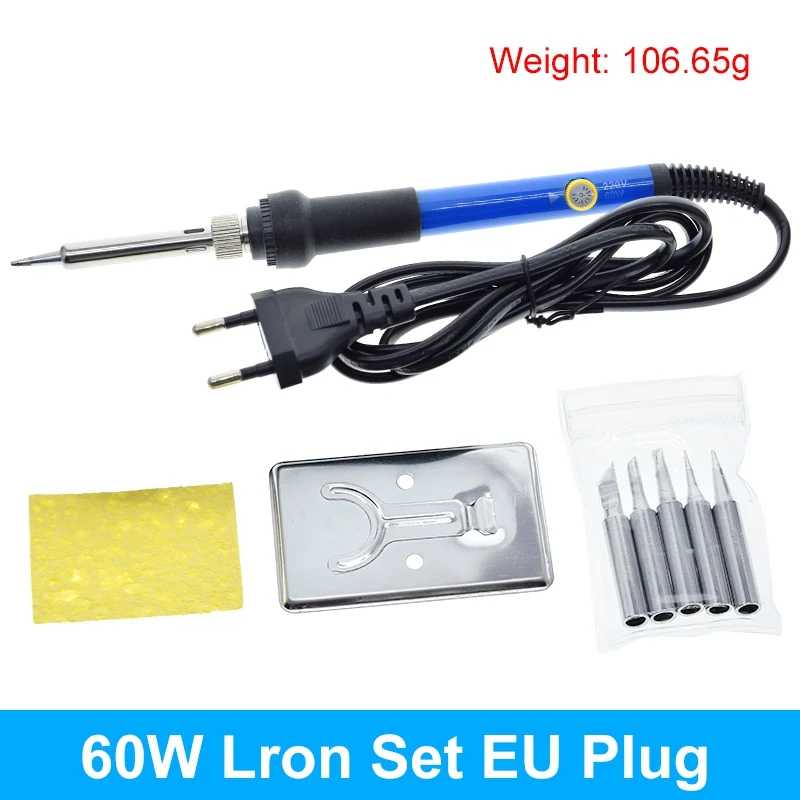 

Электрический паяльник с регулируемой температурой, 110/220 В, 60 Вт, сварочная паяльная станция, инструмент для ремонта насадок для термокарандаша