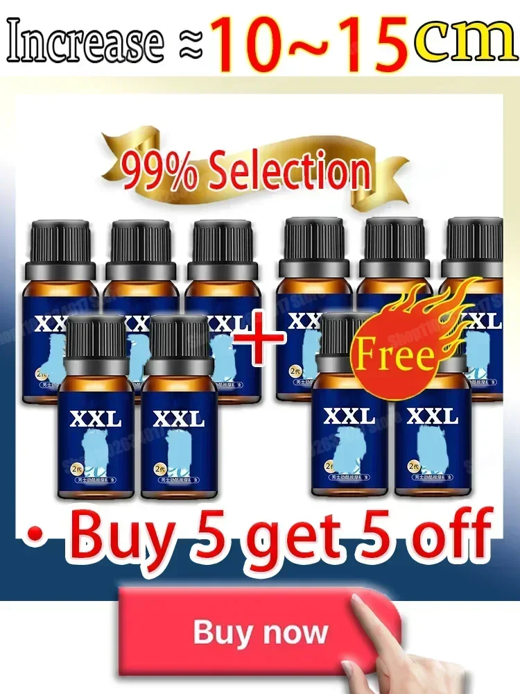 Мужское массажное масло XXL эфирное для большого роста утолщение личная гигиена