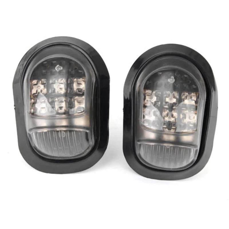

9 LED Motorcycle lights Waterproof 2Pcs Set Bulb Turn Signal 12V Amber