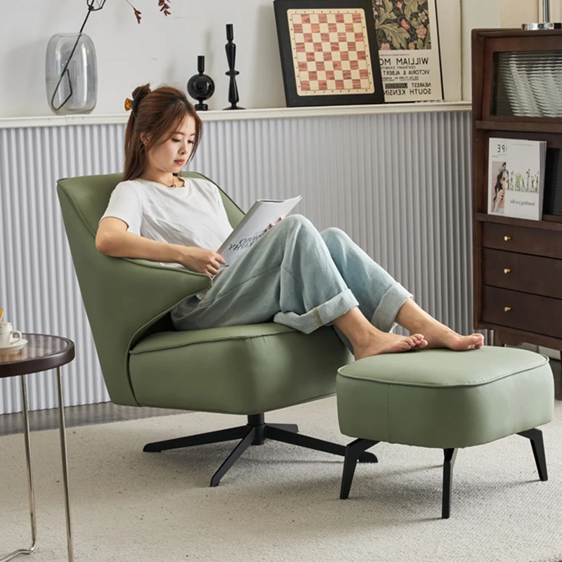 

Recliner Luxury Living Room Chairs Sofa Lounges Accent Nordic Single Ergonomic Comfortable Bedroom Lazy Chaise Home Furniture